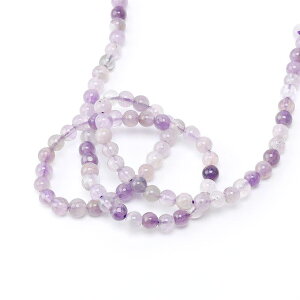 即日発送!天然石ビーズ アメジスト 丸玉 4.5mm 1連(約85ヶ)