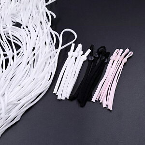 即日発送!マスク用ゴム紐 ホワイト 3mm(15m)※単品7点までメール便可能