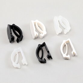 即日発送！靴紐デコクリップ 靴紐デコパーツ シューズクリップ 靴ひもクリップ シューズフック 全3色 約15mm（10ケ）