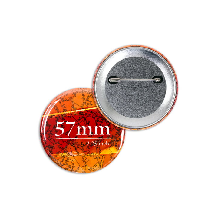 楽天市場】57mm ZecurePIN（Z安全ピン） 缶バッジパーツセット 50個  