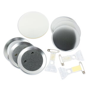 76mm �N���A�X�^���h �ʃo�b�W�p�[�c�Z�b�g 50��