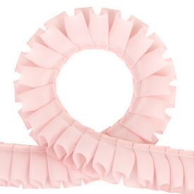 ジョーゼット プリーツリボン 2.4cm幅 ローズピンク 1m / Georgette [Pleated] Ribbon 24mm Rose Pink 1m