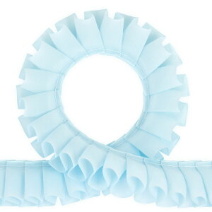 W[[bg v[c{ 24mm rI 1m / Georgette [Pleated] Ribbon 24mm Viola 1m