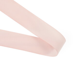 W[[bg { 24mm [YsN 1m  / Georgette Ribbon 24mm Rose Pink 1m