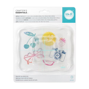 [SUPER PRICE] We R Memory Keepers AN X^sO Zbg / Acrylic Stamping Set 3PC