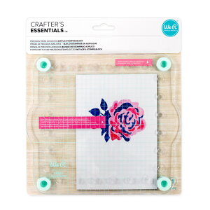 [SUPER PRICE] We R Memory Keepers AN X^sO ubN / Acrylic Stamping Block