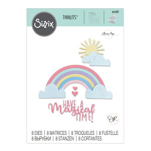 Sizzix VWbNX Vbc _C Zbg [C{[}WbN] / Thinlits Die Set 8PK Rainbow Magic by Olivia Rose