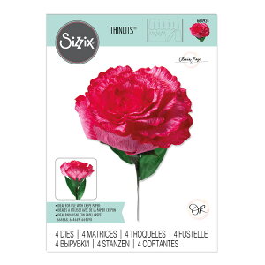 Sizzix VWbNX Vbc _C Zbg [J[l[V] / Thinlits Die Set 4PK Carnation