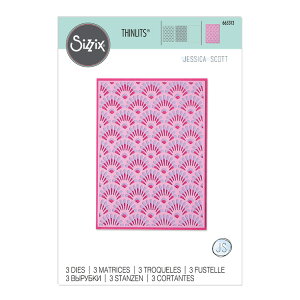 Sizzix VWbNX Vbc _C Zbg [C[h WIVFY] / Thinlits Die Set 3PK Layered Geo Shells