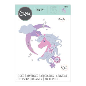 [SUPER PRICE] Sizzix VWbNX Vbc _C Zbg [~bhiCg jR[] / Thinlits Die Set 8PK Midnight Unicorn