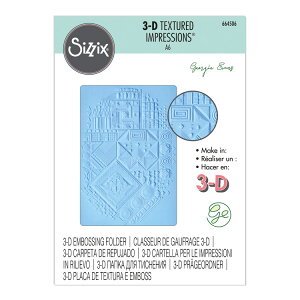Sizzix VWbNX 3D eNX`[h CvbVY G{bVO tH_[ [C^[tF[X] / 3-D Textured Impressions Embossing Folder Interface by Georgie Evans
