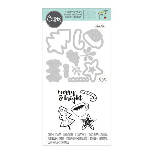 [SUPER PRICE] Sizzix VWbNX t[bc&X^v _C Zbg [[`[t] / Framelits Die Set 8PK w/Stamps Merry Motifs by Olivia Rose
