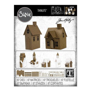 Sizzix VWbNX Vbc _C Zbg [BbW RNV] / Thinlits Die Set Village Collection by Tim Holtz
