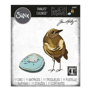 Sizzix シジックス シンリッツ ダイセット [バード ＆ エッグ カラーライズ] / Thinlits Die Set 11PK Bird & Egg Colorize by Tim Holtz