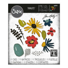 Sizzix シジックス シンリッツ ダイ セット [モダン フロリストリー] / Thinlits Die Set 11PK Modern Floristry by Tim Holtz