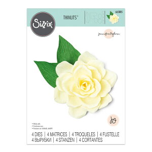 [SUPER PRICE] Sizzix VWbNX Vbc _C Zbg [K[fjA] / Thinlits Die Set 4PK Gardenia by Jennifer Ogborn