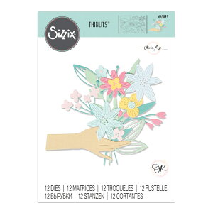 Sizzix VWbNX Vbc _C Zbg [pX U u[P] / Thinlits Die Set 12PK Pass the Bouquet by Olivia Rose
