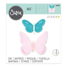 Sizzix シジックス ビッグズ ダイ [テキスタイル バタフライズ] / Bigz Die Textile Butterflies by Jenna Rushforth