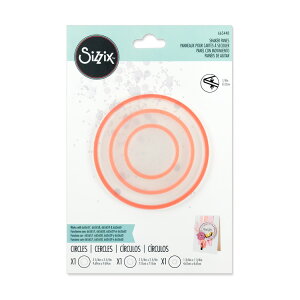 [SUPER PRICE] Sizzix VWbNX Making Essential VFCJ[yCY [T[N] / Making Essential Shaker Panes Circles 1 1/2" 2 1/2" & 3 1/2" 3PK