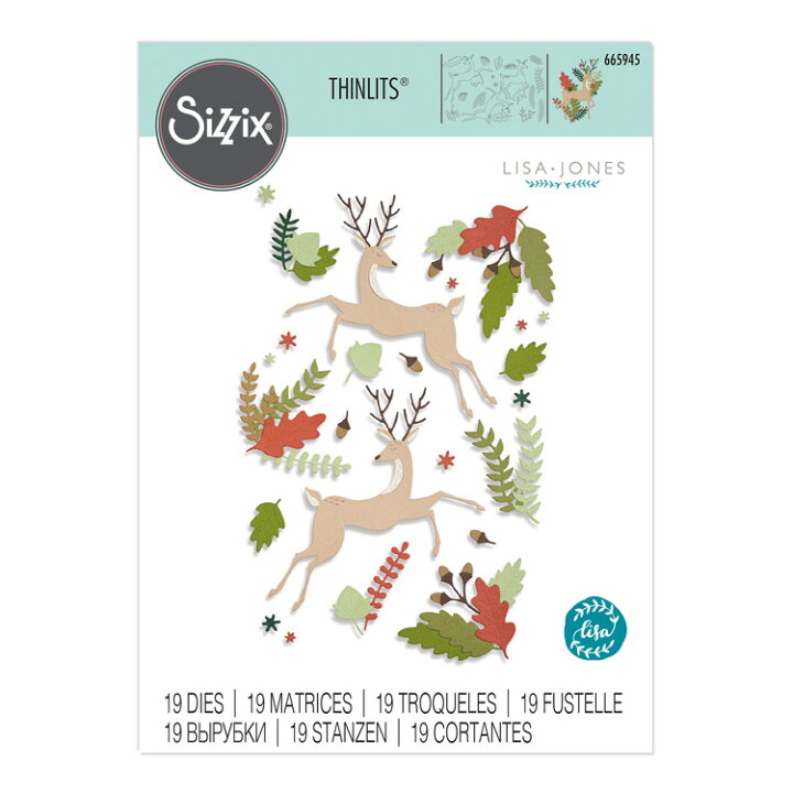 楽天市場】Sizzix シジックス シンリッツ ダイ セット [ディライトフル 