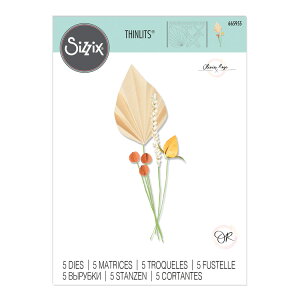 Sizzix VWbNX Vbc _C Zbg [I[i^ XeY] / Thinlits Die Set 5PK Ornamental Stems by Olivia Rose