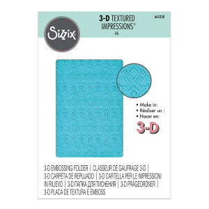 [SUPER PRICE] Sizzix VWbNX 3D eNX`[h CvbVY G{bVO tH_[ [}[N CLO] / 3-D Textured Impressions Embossing Folder Mark Making