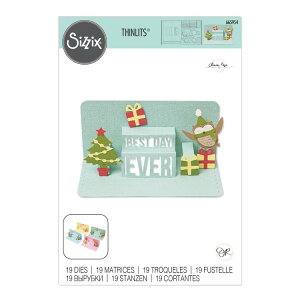 Sizzix Vbc _C Zbg [}`p[pX |bvAbv] / Thinlits Die Set 19PK Multi-Phrase Pop-Up by Olivia Rose