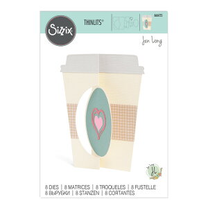 [SUPER PRICE] Sizzix VWbNX Vbc _C Zbg [J[h JtF] / Thinlits Die Set 8PK Card Caf? by Jen Long