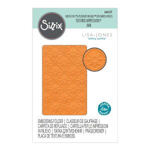Sizzix VWbNX }`x eNX`[h CvbVY G{bVO tH_[ [~j UCN] / Multi-Level Textured Impressions Embossing Folder Mini Mosaic by Lisa Jones