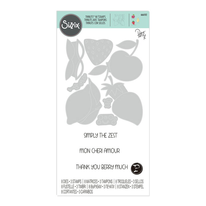 楽天市場】Sizzix シジックス シンリッツ&スタンプ ダイ セット 