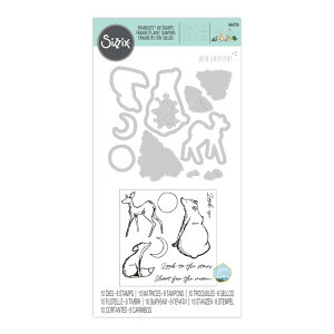 [SUPER PRICE] Sizzix VWbNX t[bc&X^v _C Zbg [gCCg Aj}Y] / Framelits Die Set 10PK w/8PK Stamps Twilight Animals by Josh Griffiths