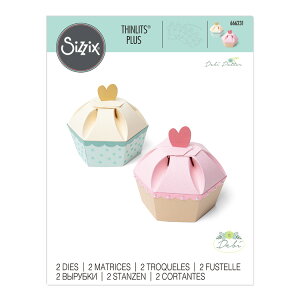 Sizzix VWbNX Vbc vX _C Zbg [t@rX JbvP[L {bNX] / Thinlits Plus Die Set 2PK Fabulous Cupcake Box by Debi Potter
