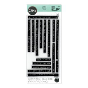 [SUPER PRICE] Sizzix NAX^v [V[Yi oCuX #1] / Clear Stamps Set 16PK Seasonal Vibes #1 by Pete Hughes
