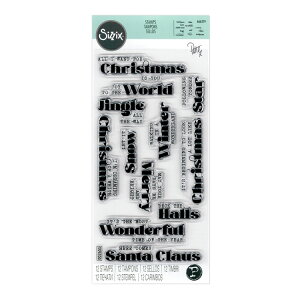 [SUPER PRICE] Sizzix NAX^v [V[Yi oCuX #2] / Clear Stamps Set 16PK Seasonal Vibes #2 by Pete Hughes