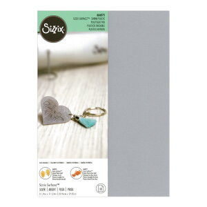 Sizzix VWbNX T[tFX ^bN VNvX`bN ( v ) [Vo[] 10 / Surfacez Metalic Shrink Plastic 10PK Silver