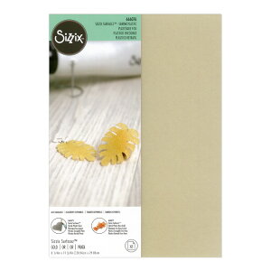 Sizzix VWbNX T[tFX ^bN VNvX`bN ( v ) [S[h] 10 / Surfacez Metalic Shrink Plastic 10PK Gold