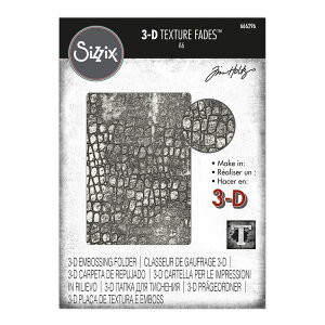 [SUPER PRICE] Sizzix VWbNX 3D eNX`tF[h G{bVO tH_[ [v^C] / 3-D Texture Fades Embossing Folder Reptile by Tim Holtz