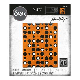 Sizzix シジックス シンリッツ ダイセット [レイヤード ドッツ] / Thinlits Die Set 3PK Layered Dots by Tim Holtz
