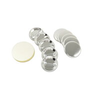 32mm ダブルフックピン 缶バッジパーツセット 50個