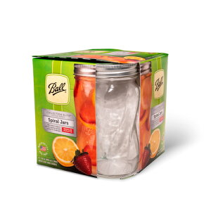 {[C\W[ M[}EX RNVG[g XpC 480ml 4 / Ball Mason Jar Collection Elite Spiral Regular Mouth 16oz 4pc