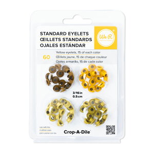We R Memory Keepers ACbg( ng ) X^_[hTCY [CG[] ( Crop-A-Dile z[p`ACbgZb^[p ) / Stamdard Size Eyelets Yellow