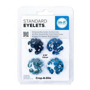 We R Memory Keepers ACbg( ng ) X^_[hTCY [u[] ( Crop-A-Dile z[p`ACbgZb^[p ) / Stamdard Size Eyelets Blue