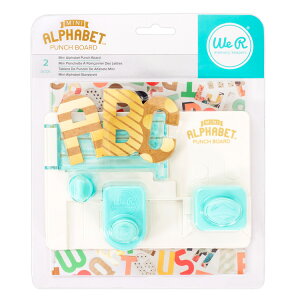 We R Memory Keepers ~jAt@xbg p`{[h / Punch Board Alphabet Mini