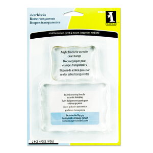 Inkadinkado X^vp ANubN [X[&~fBA] / Clear Stamp Block Small & Medium