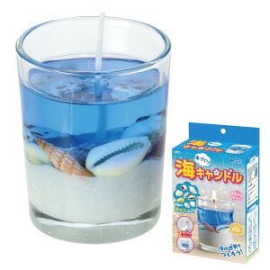 キャンドル 手づくり てづくり ハンドメイド工作キット 小学生 低学年 高学年 中学生 高校生 大人 女の子 男の子 プレゼント 貝殻 可愛い かわいい 簡単 かんたん ジ