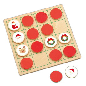 クリスマス　おもちゃ　リバーシ　オセロ　リバーシ　絵合わせ　ゲーム　幼稚園　保育園　園児　子ども　こども　子供　かわいい　男の子　女の子　リバーシ&えあわせクリスマス　サンタさん　トナカイ　子ども会　子供会　クリスマス会　パーティー 景品　子ども会