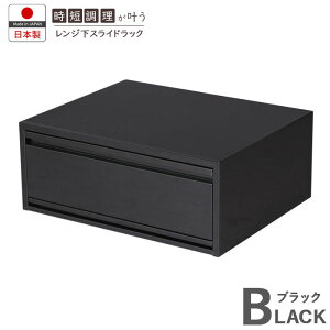 レンジ下 収納 スライドラック ブレッドケース 引き出し 幅50 高さ20 日本製 完成品 レンジ台 スライド棚 スライドテーブル 引出し キッチン レンジラック キッチンラック オーブンレンジ 電