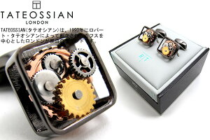 TATEOSSIAN ^eIVA SQUARE GEAR GUN METAL CUFFLINKS XNEFAMAJtXiK^j yJtX{^@JtNXzyuhz