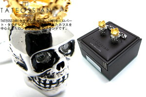 TATEOSSIAN ^eIVA SILVER SKULL KINGS CUFFLINKS XJJtX yJtX{^@JtNXzyuhz