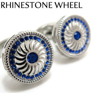 BASIC5000�V���[�Y RHINESTONE WHEEL CUFFLINKS ���C���X�g�[���z�C�[���J�t�X�y�J�t�X�{�^���@�J�t�����N�X�z ���̓�